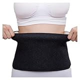 HUANGRUIHUA Soporte Posterior Lumbar Cinturón de Soporte de Cintura Que calienta la Cintura Cinturón de Cintura Trasera de Invierno Suave y Engrosado Faja Lumbar Protección(Large)