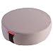 Peace Yoga Zafu Meditation Yoga Buckwheat Filled Round Cotton Bolster Pillow Cushion, 13 x 13 x 4.5 Inches, Gray