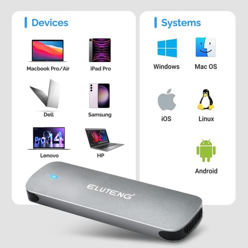 ELUTENG M.2 SSD Enclosure NVME SATA Dual Protocol SSD to USB Adapter の商品画像 7