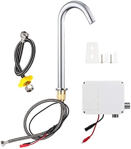 POTYYH Infrarot Sensor Wasserhahn - Berührungslos 0-55°C Für Bad & Küche