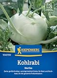 Kiepenkerl Kohlrabisamen Noriko 1040700 - zarte, große Knollen - verträgt leichte Fröste - Freilandsaison - Samen Gemüse, Saatgut, Gemüsepflanzen