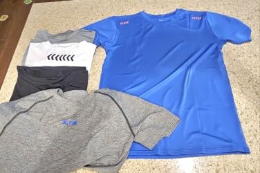 5 Pack Boys Shirts Athletic Youth Dry Fit Shirts Kids Short Sleeve Tees Boys Activewear Tops for Teens 5-18 Years