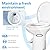 MENNTY RV Toilet Seal, Flush Ball 385311658 Replacement Kit for Dometics 300/310/320 RV Toilet Parts, Solves Camper Leakage Problems, 2 Pack