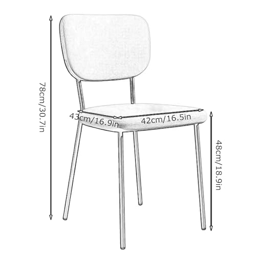 Chaise d'appoint de salle à manger robuste pour éviter les casses