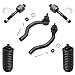 Detroit Axle - Front 16pc Suspension Kit for 2003-2007 Honda Accord 2004-2008 Acura TSX, 4 Control Arms 2 Lower Ball Joints 4 Tie Rods 2 Boots 4 Front & Rear Sway Bars Replacement