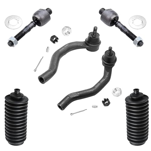 Image of Detroit Axle - Front 16pc Suspension Kit for 2003-2007 Honda Accord 2004-2008 Acura TSX, 4 Control Arms 2 Lower Ball Joints 4 Tie Rods 2 Boots 4 Front & Rear Sway Bars Replacement