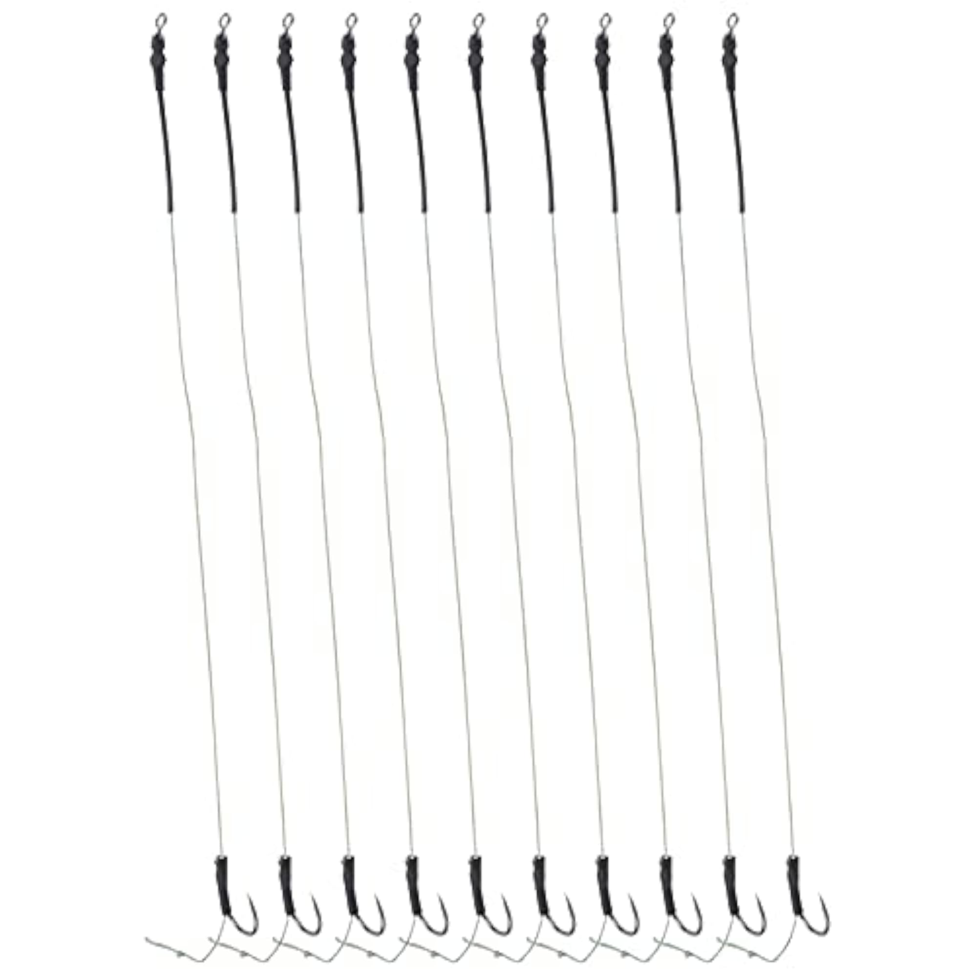 Fishing Hair Rigs Set, Strong Bait Wire Hook 5 Pack