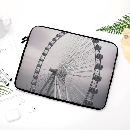 Funda para Laptop 15 pulgadas Gris Ferris Wheel Slim miniatura 5