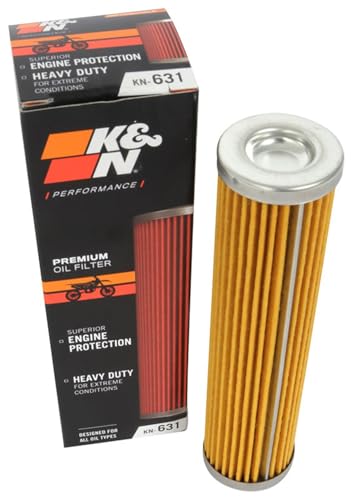 K&N Motorcycle Oil Filter: High Performance, Premium, Designed to be used with Synthetic or Conventional Oils: Fits Select Enduro Vehicles (see product description for vehicles), KN-631