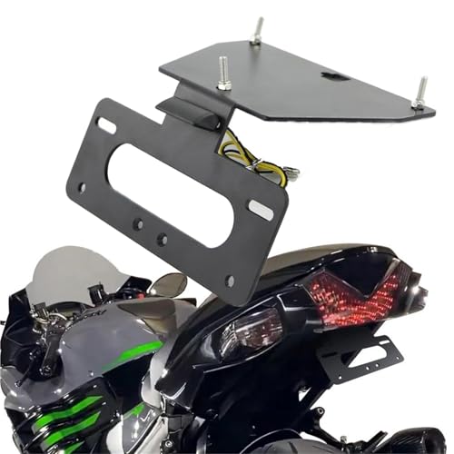 Support de plaque d'immatriculation Kawasaki ZX14R contre vibrations