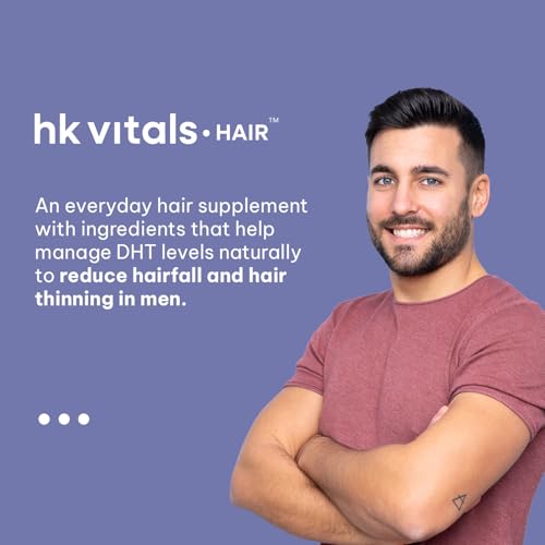Image of hk vitals DHT Blocker with Biotin, Helps Reduce Hair Fall, 30 No with Hair Rescue Fall, 30 Tablets
