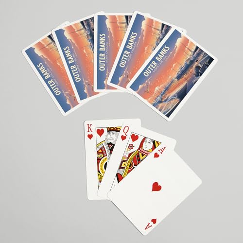Baraja de cartas de poker Lantern Press Outer Banks miniatura 7