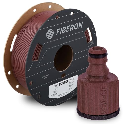 Polymaker Fiberon ASA-CF08 Filament Dark Red 1.75mm 0.5KG