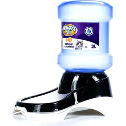 TRUQYS Bebedouro Aut Galao 2L Preto 1550Pt Truqys Para Cães
