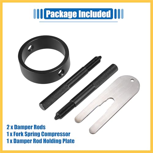 Image of 1 Set Universal Motorcycle Fork Spring Compressor Tools for Most Upside Down Street Bike Motorcycle Forks Auto Replacement Parts