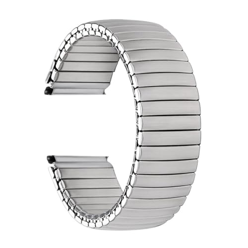 Bracelet de montre élastique en acier pour un enfilage rapide au quotidien dynamique
