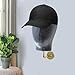 FashionCha Mannequin Head Model, Wall Mount Wig Stand, Hat Display Stand, Wig Holder for Glasses Home Salon and Shop Props, Grey velvet