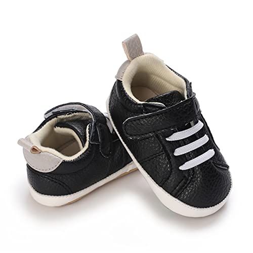 Image of E-FAK Baby Shoes Boys Girls Infant Sneakers Non-Slip Rubber Sole Toddler Crib First Walker Shoes