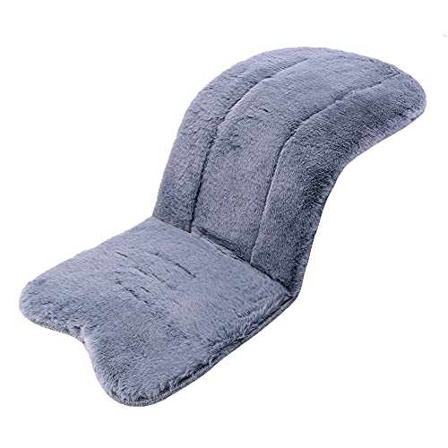Coussin de Siège d'hiver en Peluche pour Poussette, Coussin Chaud Soutien Bébé Naissance, Matelas à langer Rembourré Portable Coussin Réducteur de Landau...
