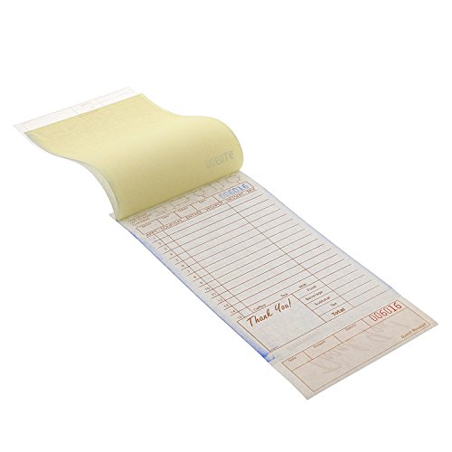 Royal Tan Guest Check Board, Carbonless 3 Part Loose With 15 Lines, Case Of 2000 #TOP4