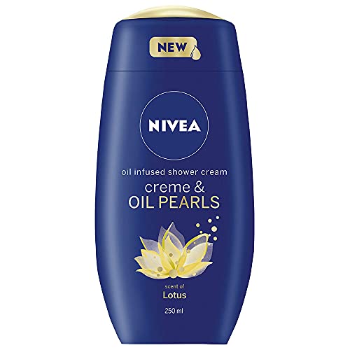 Nivea Ducha Crema y aceite perlas Lotus, 250 ml, 1 unidad