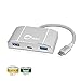 SIIG USB C Hub with PD Charging, 3 USB 3.0 Ports & Type C Power Delivery Charging Port for HP, Chromebook, MacBook and More