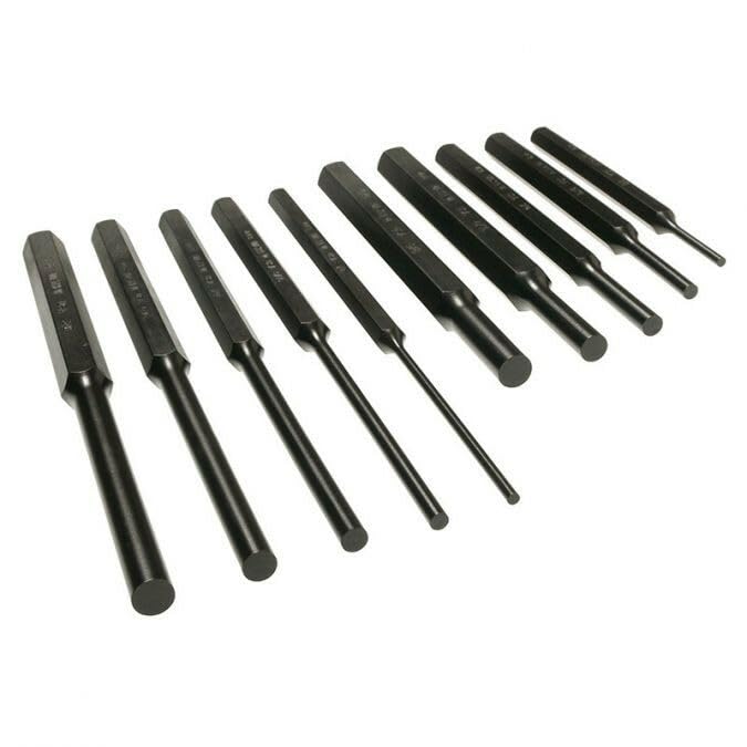 Replacement for Mayhew Pro 10 Piece Pin Punch Set Made