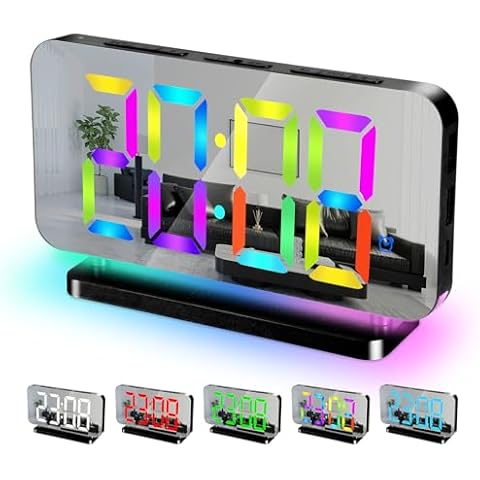 Sukeen 7.4" LED Digital Alarm Clock Cover