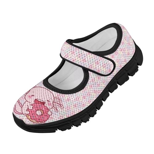 Girls Axolotl Dress Shoes Mary Jane Shoes Princess Ballet Flats Flower Girl Wedding Party School Shoes