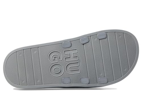 Image of HUGO Men's Stacked Logo Slide Sandal