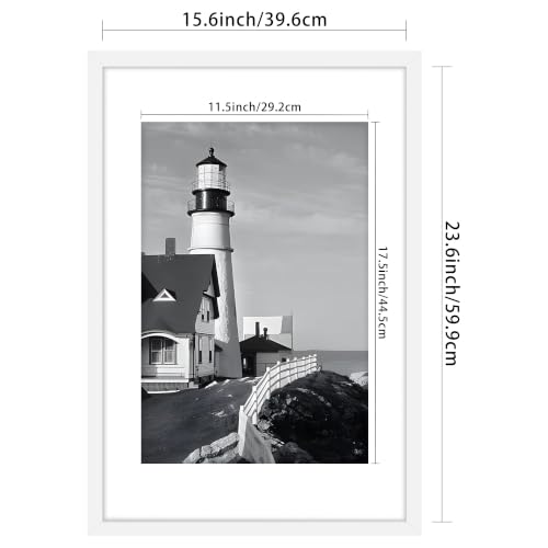 Image of Picrit 16x24 White Picture Frame, Poster Frame for Wall, 3 Pack
