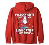 Pflegekräfte Sind Wie Einhörner Pflegekraft Kapuzenjacke