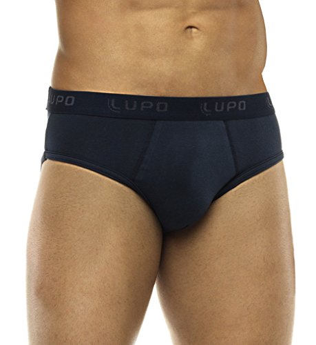 Cueca Lupo AM Slip,Lupo,Masculino Marinho G