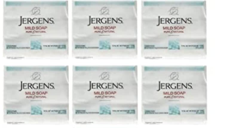 (PACK OF 18 BARS) Jergens ORIGINAL MILD Bar Soap. LUXURIOUS LATHER THAT LEAVE SKIN FRESH & CLEAN! All Natural Formula for Men & Women. (18 Bars, 3.0oz Each Bar)