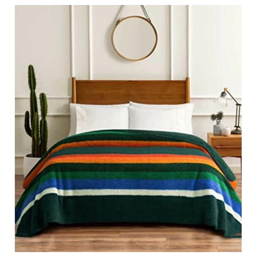 Pendleton Queen Grand Canyon Multi Sherpa Blanket