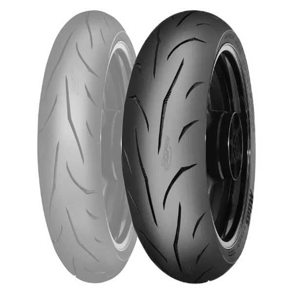 Mitas Sport Force + neumático 140/70 con agarre máximo y estabilidad trasera 66H