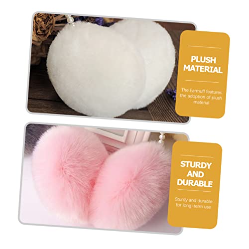 2pcs Plush Ear Warmers Soft Ear for Cold Weather Cozy and Design for Boys and Girls and Adults for Outdoor Activities and Gifting2