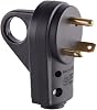 Veepeak 30 Amp RV Receptacle Female Replacement Plug TT-30R Heavy Duty 125V 30A Rated 3 Prong Electrical Power Connector Extension Cord End with Easy to Grip Handle