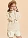 rrhss Girls Mock Neck Loose Knit Sweaters Kids Long Sleeve Slouchy Warm Cute Fashion Pullover Tops 5-14 Years Apricot