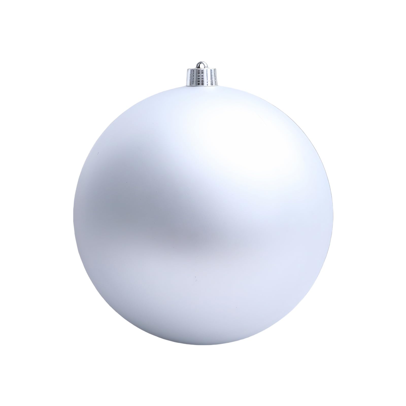 Shinning Matte Silver Christmas Orbs Decorations Shatterproof Plastomer Decorative Baubles for Festival Tree Staircase Mantals Silver Dull Christmas Ornament Ball