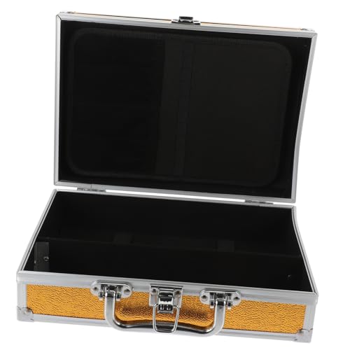 Handheld Aluminium Alloy Tool Case Lightweight Multi-functional Briefcase for Organizing Tools for Travel Work Home and Outdoor Use