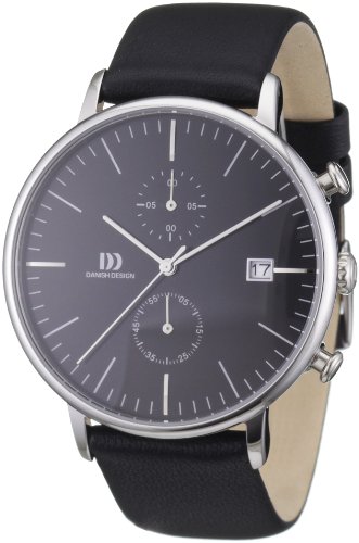Preisvergleich Produktbild Danish Design Herren-Armbanduhr XL Analog Quarz Leder 3314401