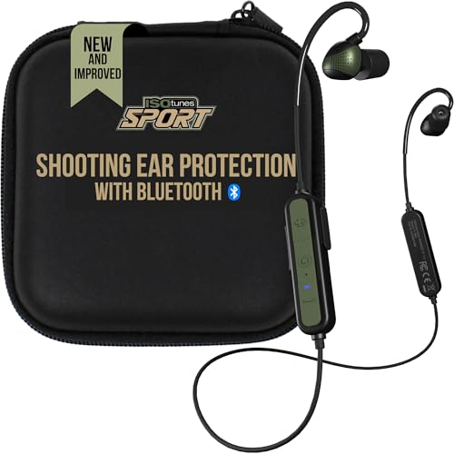 ISOtunes Sport Advance BT 2.0 Shooting Ear Protection for Gun Range - Bluetooth Hearing Protection...