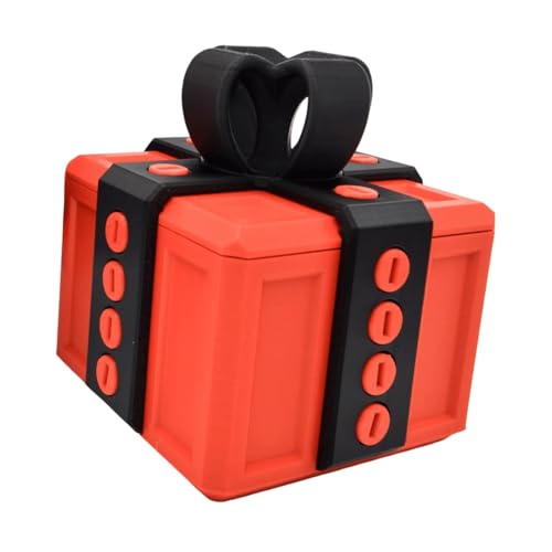 Image of BNFAnnoying Gift Box with Screws Decorative Gift Box Storage Box Container Case Black 6cm|Home & Garden | Greeting Cards & Party Supply | Gift Wrapping Supplies |1 Annoying Gift Box