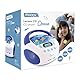 mooov 477170 CD Player für Kinder mit Lautsprechern, USB, Kopfhöreranschluss, AUX-IN-Port - Boombox CD Spieler Tragbar - Netzbetrieb oder Batterien - Modell Ozean - Blau/Weiß