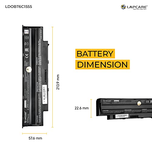 Lapcare Laptop Battery for Dell Inspiron N5010, N5110, N5050, N4010,N4110 6 Cell (Black) - Image 4