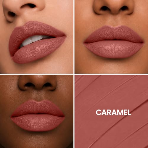 Image of Fashion Colour Supreme Lasting Honey Lip Non Transfer Lipstick 2.6g | Lipstick For Women | Available in 18 Super Creamy Shades | (302-Caramel, 2.6g)