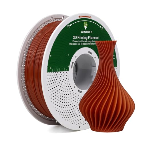 Image of PLA Force Filament Brown, Toughened PLA Filament 1.75mm 1KG | Reddish Brown 3d Printer Filament With A Rich, Earthy Tone Perfect For Retro Carvings And Models