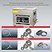ZKH Professional Jewelry Cleaning Machine 10L, High Frequency Sonic Cleaner with Digital Timer&Heater, Ultrasonic Machine for Jewelry, Eyeglasses, Watch Straps, Ring, Dentures, Industrial Parts