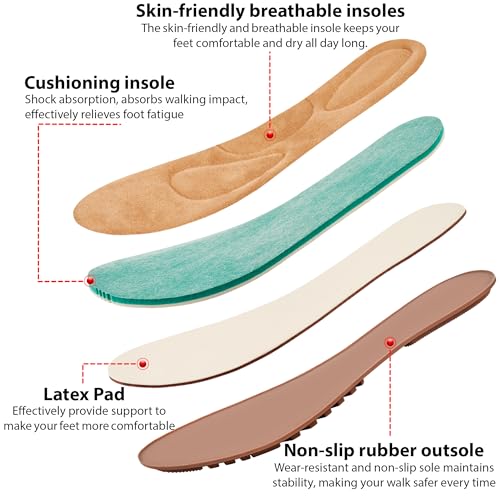 Almusen Flats for Women Dress Shoes: Comfortable Soft Knit Ballet Flats Glitter Round Toe Casual Work Business Shoes for Office Driving Wedding3